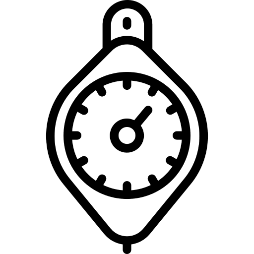 Gauge construction and tools buildings measuring tool icon