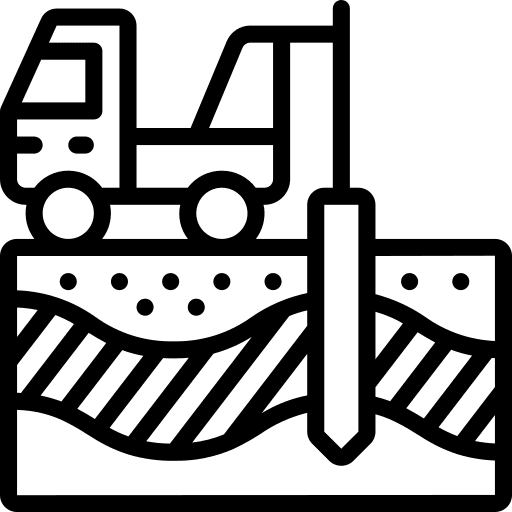 Lorry earth land ground icon