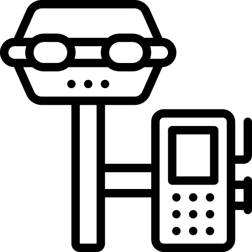 Measuring equipment gauge construction and tools icon