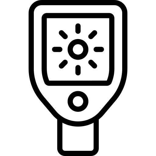 Survey measurement maps and location tool icon