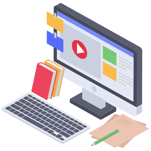 E-learning education podcast education tutorial icon