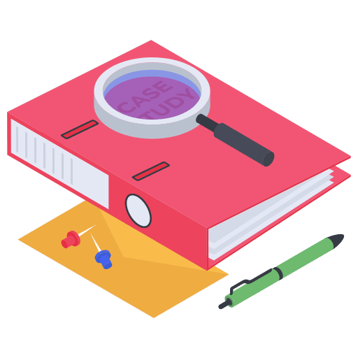 Encyclopedia search education magnifier icon