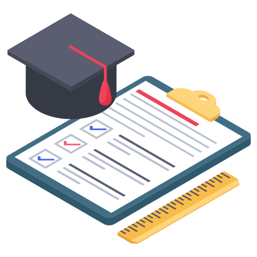Graduation graduation clipboard exam icon