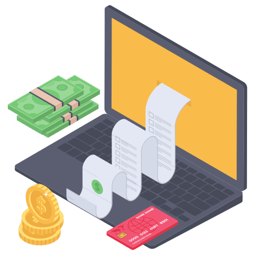 Online payment paying ecommerce payment icon