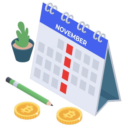 Payment date schedule administration icon