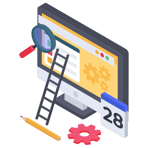 Seo and web ranking optimization website icon