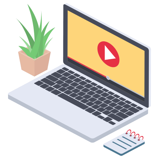 Video tutorials video tutorial online music and multimedia icon