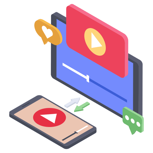 Webinar seminar online video icon
