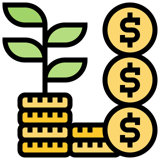 Growth growth profit investment icon
