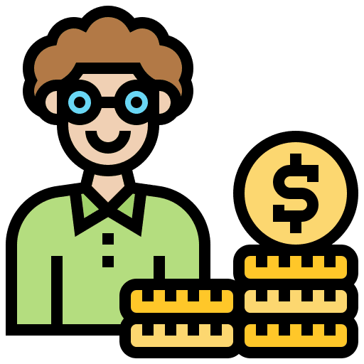 Retirement plan business and finance life financial icon