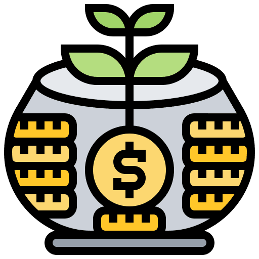 Saving savings finance bank icon