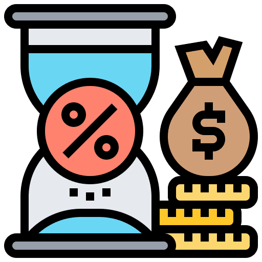 Taxation payment percent money icon
