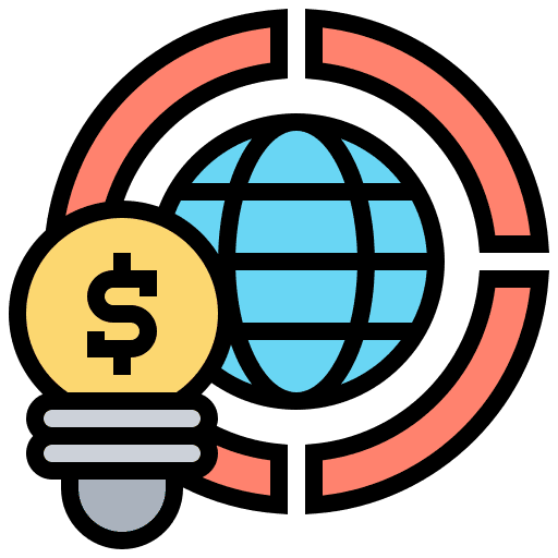 Business idea financial information business and finance financial icon