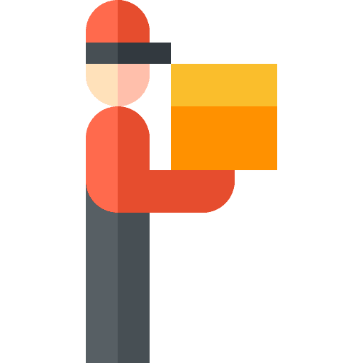 Food delivery pick up fast food pizza deliver icon