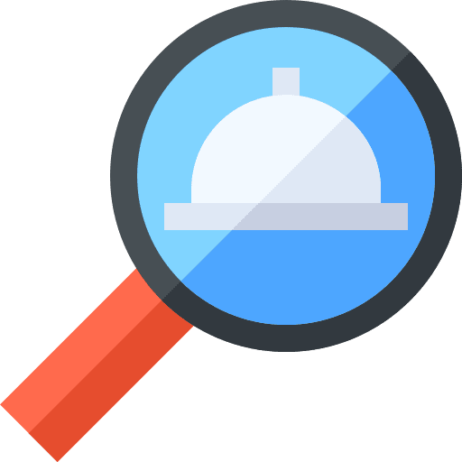 Food tray food and restaurant serving cloche icon