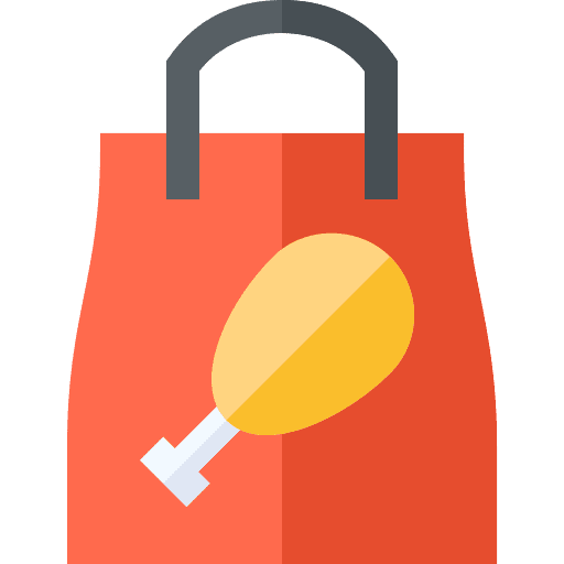 Roast chicken take away delivery roast chicken icon