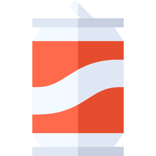 Soda drink food can icon