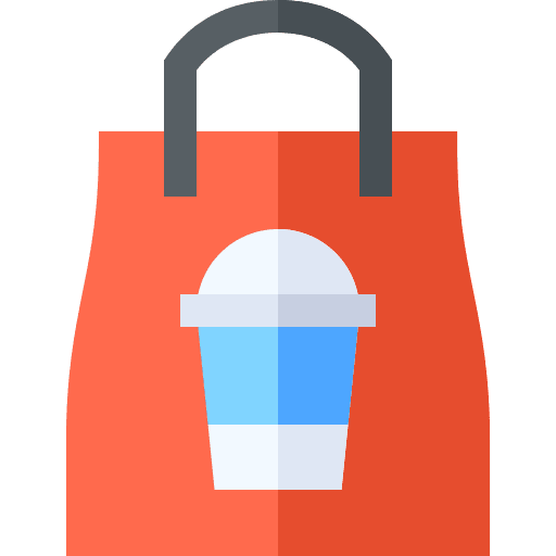 Drink take away delivery shipping and delivery icon
