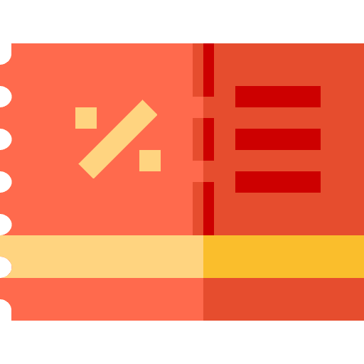 Food promo code percentage food and restaurant icon