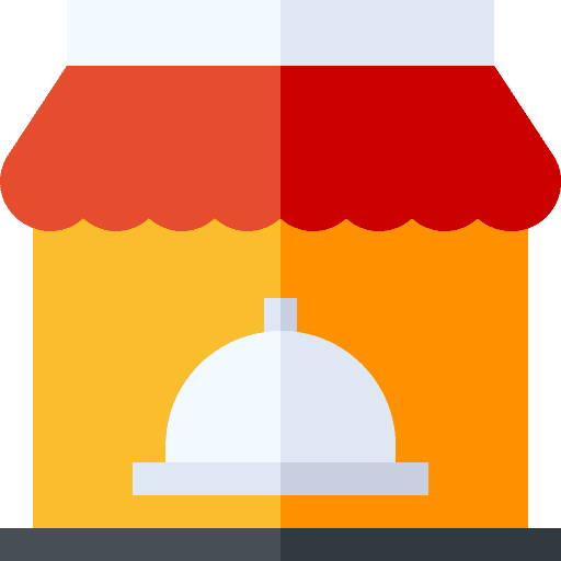 Food store fast food commerce shopping store icon