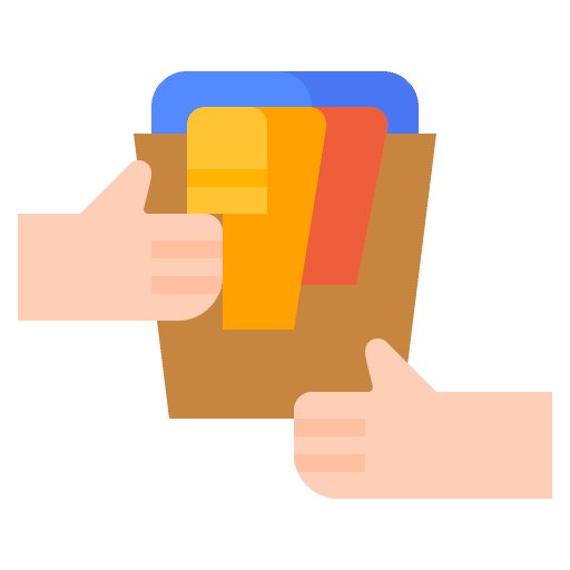 Delivery service laundry laundry service basket icon