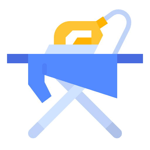 Iron board furniture and household iron laundry icon