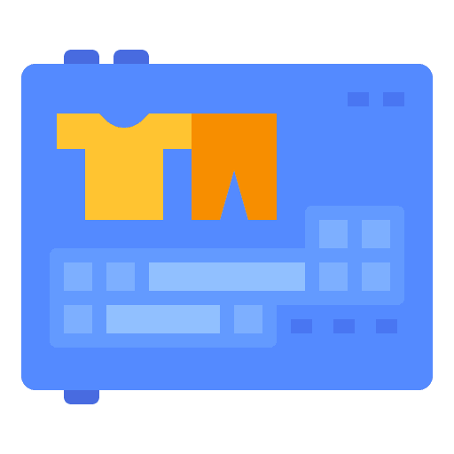 Calendar washing laundromat booking icon