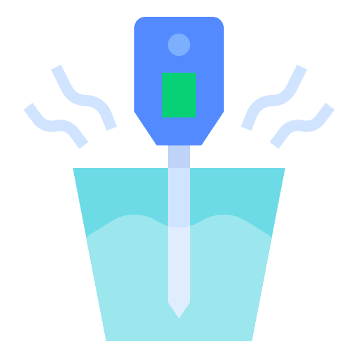 Temperature furniture and household laundry laundry service icon