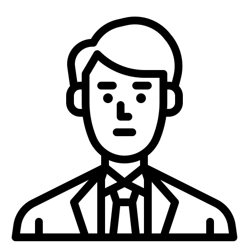 Bussiness man professions and jobs user sales person icon