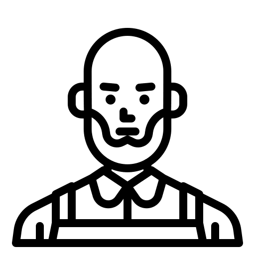 Butcher avatar job man icon