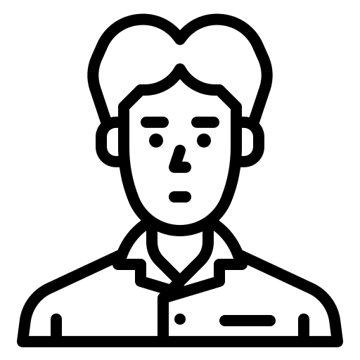 Teenager avatar user man icon