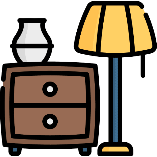 Lamp lamp table cabinet icon