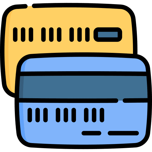 Credit cards payment pay card credit card machine icon