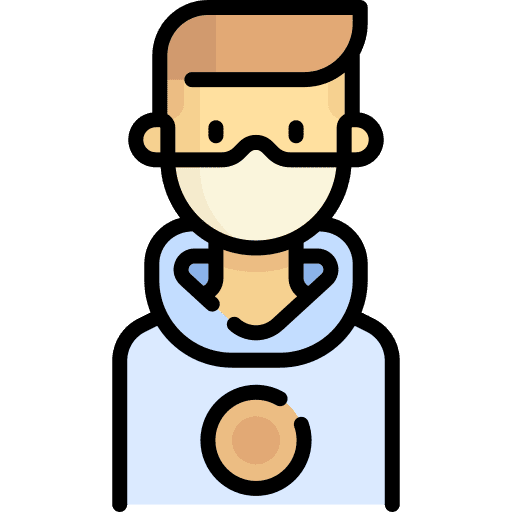 Boy people student users icon