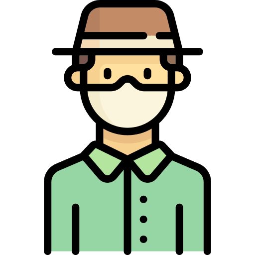 Farmer man job avatar icon