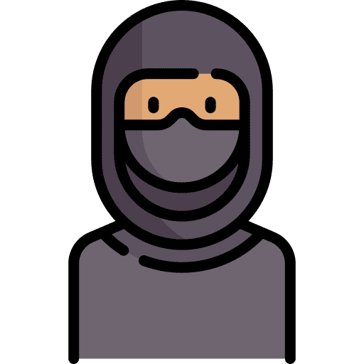 Muslim user religion young icon