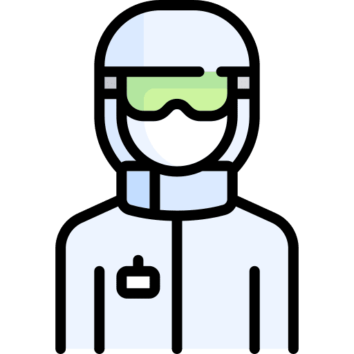 Chemical security science professions and jobs icon