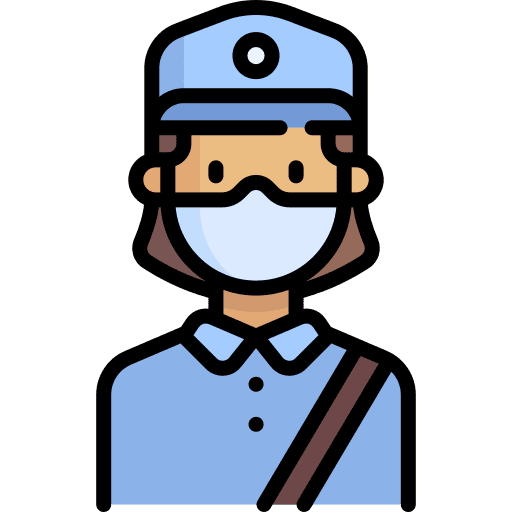 Postman avatar people jobs icon