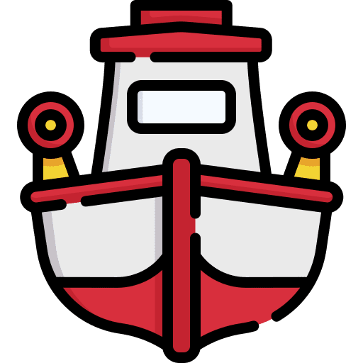 Fishing boat fishing boat transportation navigation icon