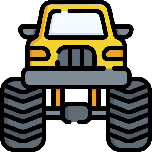 Bigfoot pickup truck vehicle bigfoot icon