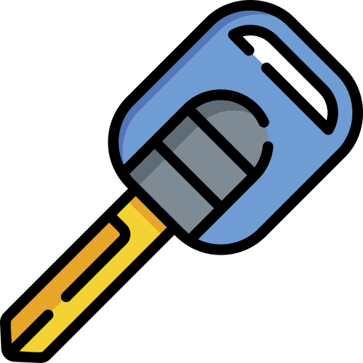 Car key access auto transportation icon