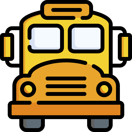 School bus school automobile vehicle icon