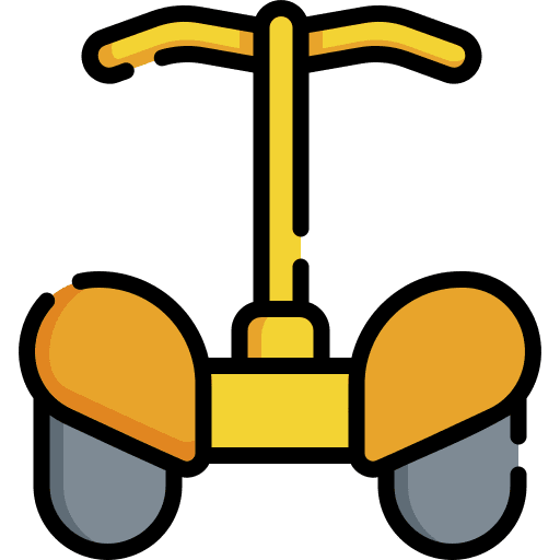 Segway urban automobile vehicle icon