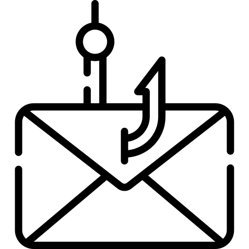 Phishing phishing virus attack icon