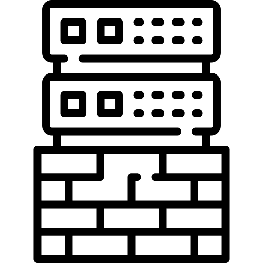 Firewall files security server icon