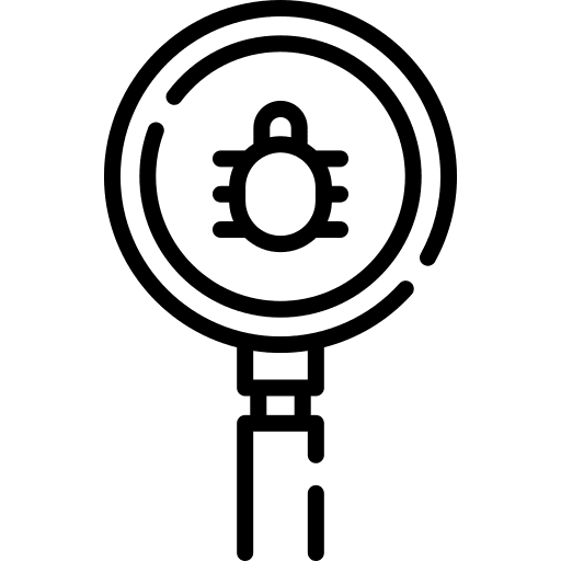 Bug security virus computer icon