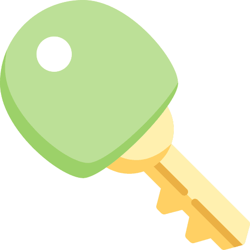 Key door key smart key pass icon