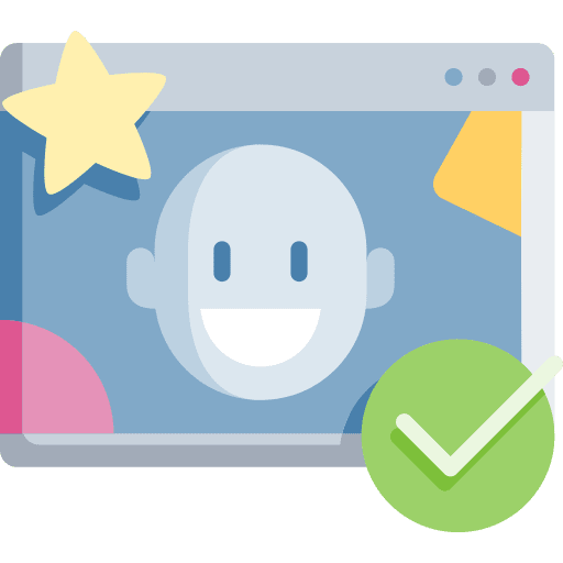 Parental control underage page security icon