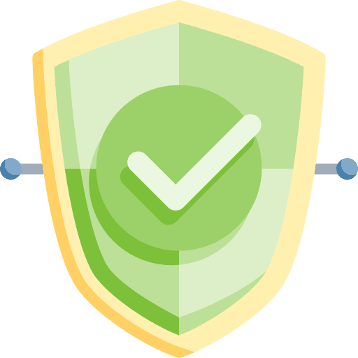 Shield secure code protection icon