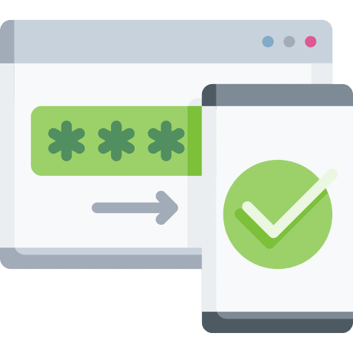 Verification protection login account icon